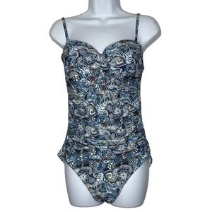 Relleciga One Piece Floral Swimsuit NWT